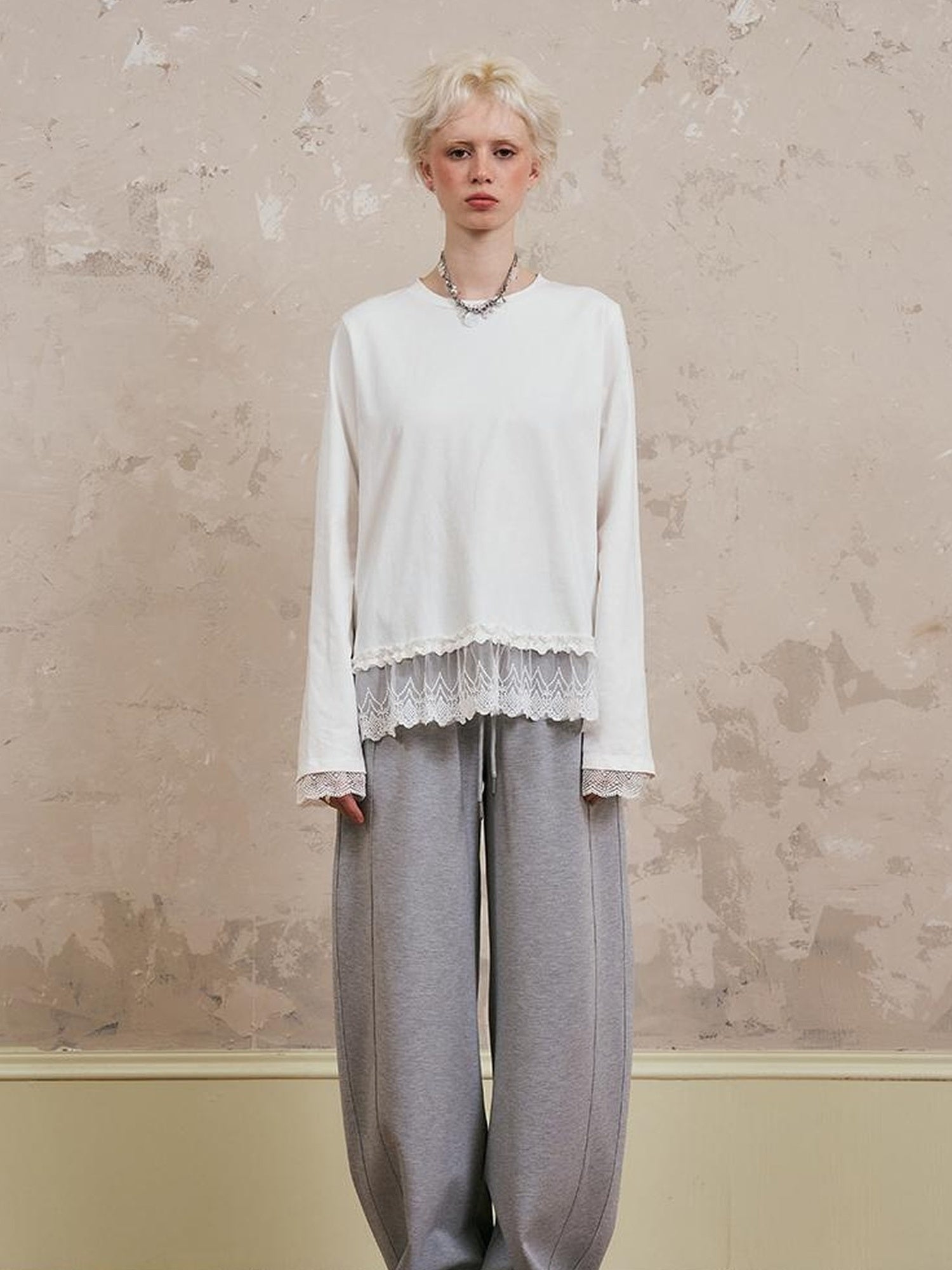 Relaxed Fit Stripe Waist Jogger Pants