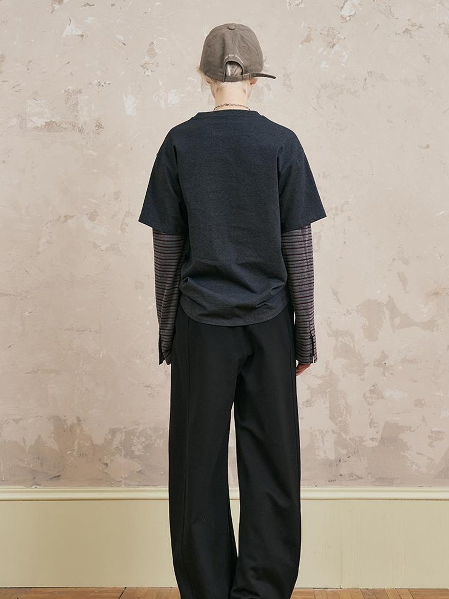 Relaxed Fit Stripe Waist Jogger Pants
