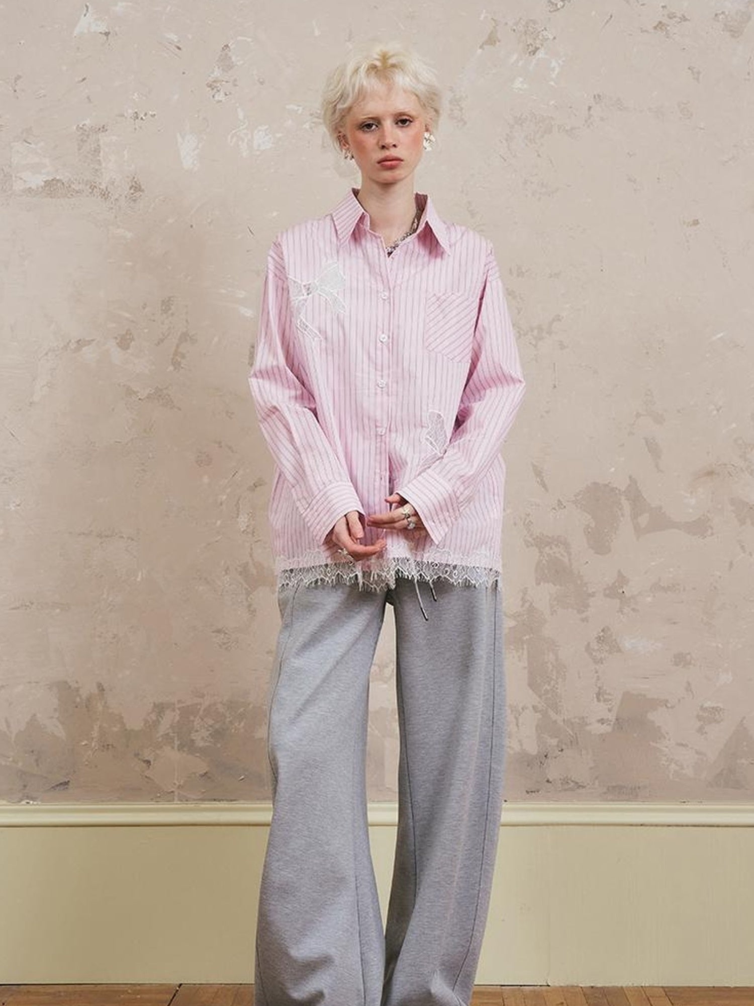 DIDDI MODA Relaxed Fit Stripe Waist Joggers