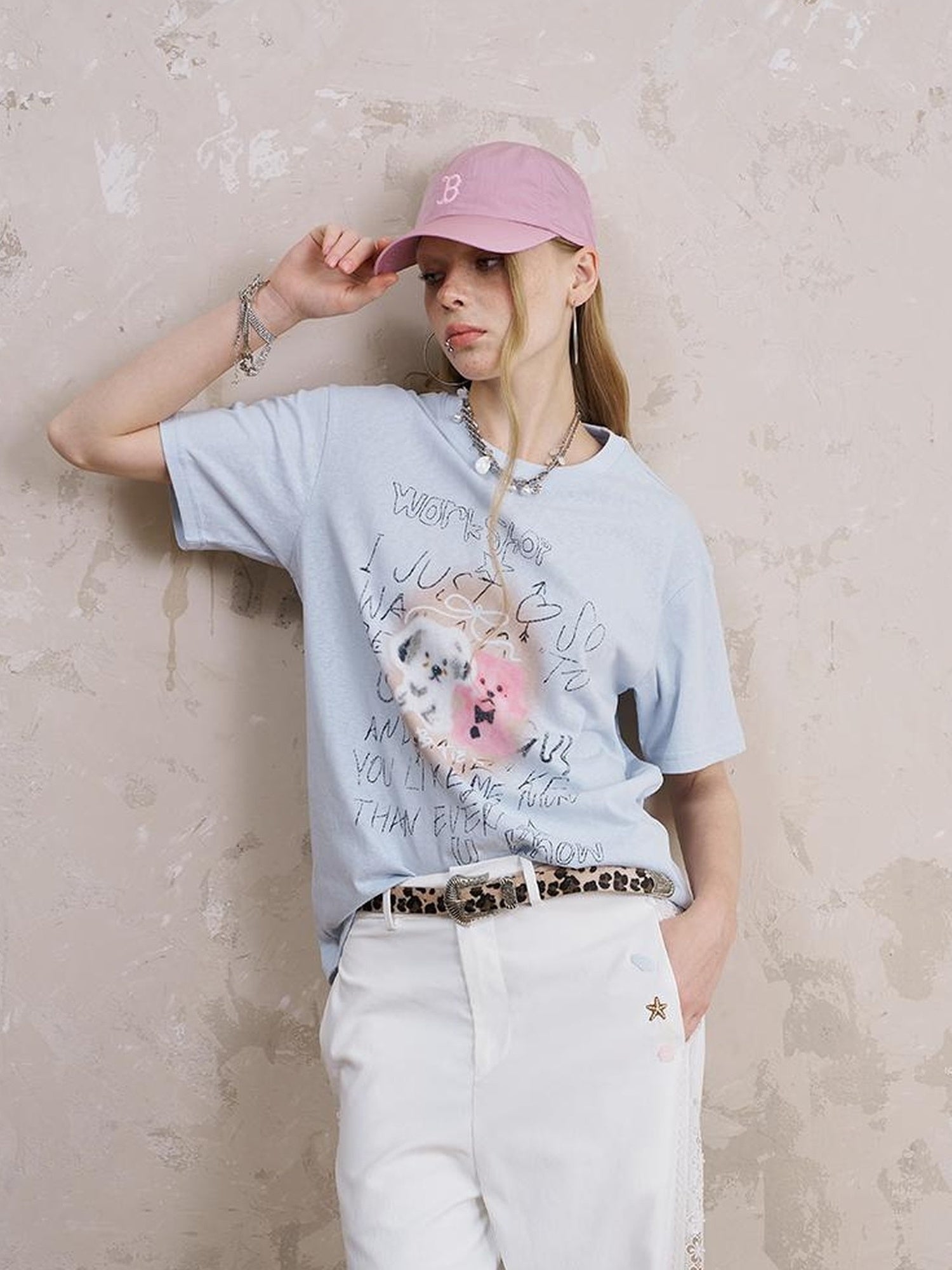 DIDDI MODA Retro Puppy Tee Cat Play Shirt