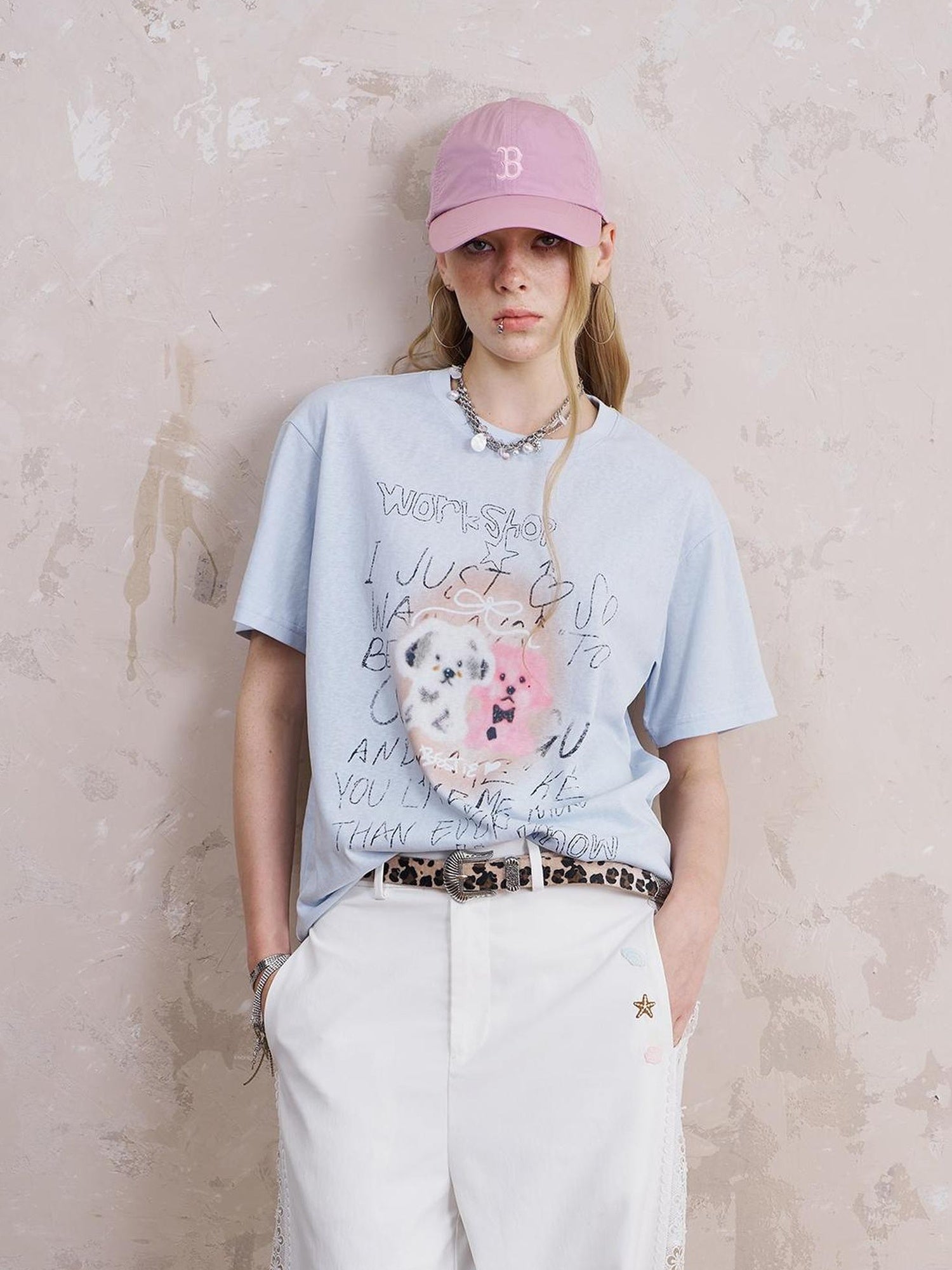 DIDDI MODA Retro Puppy Tee Cat Play Shirt