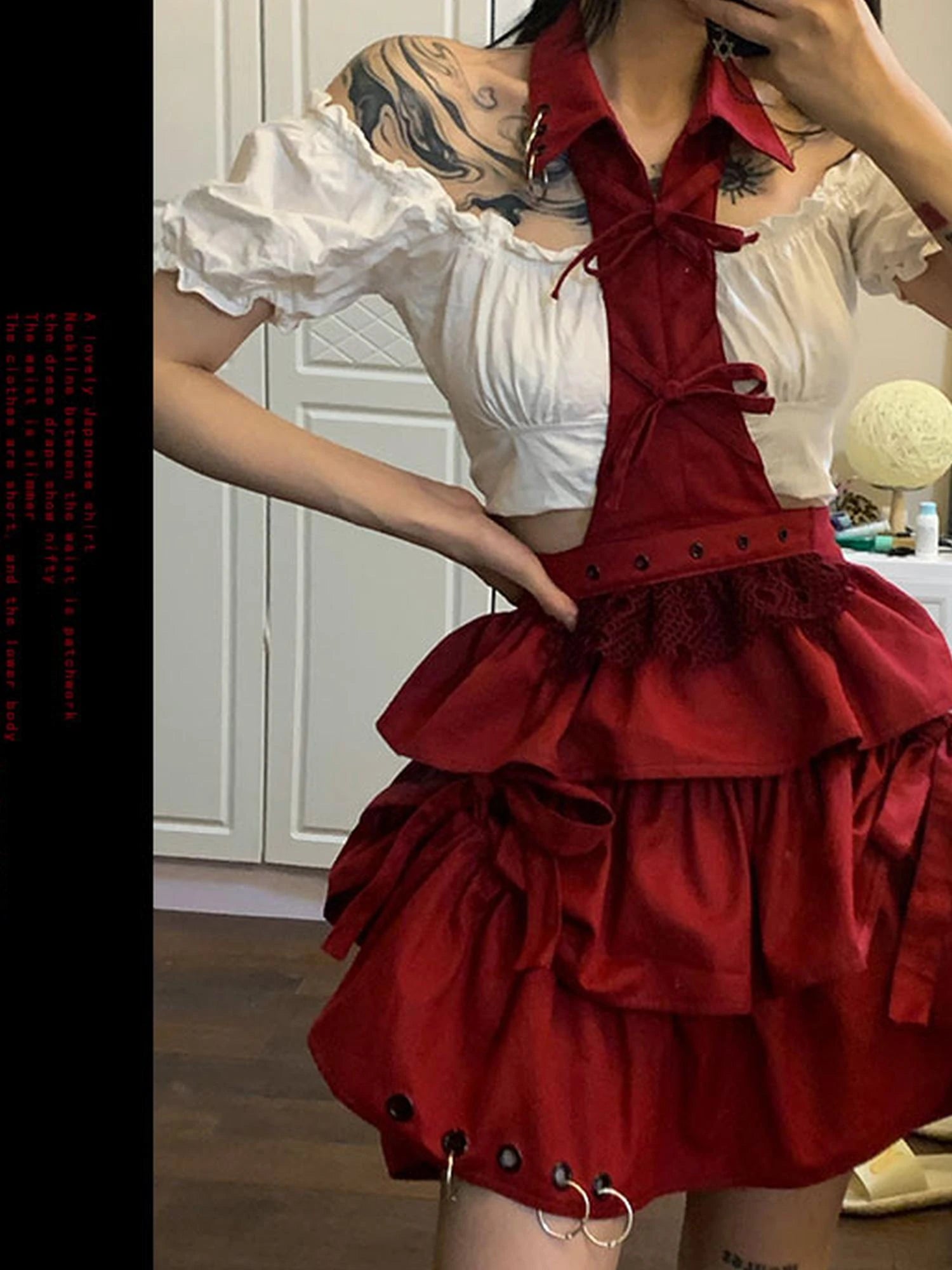 Rock Sweetie Spicy Ruffled Cake Dress