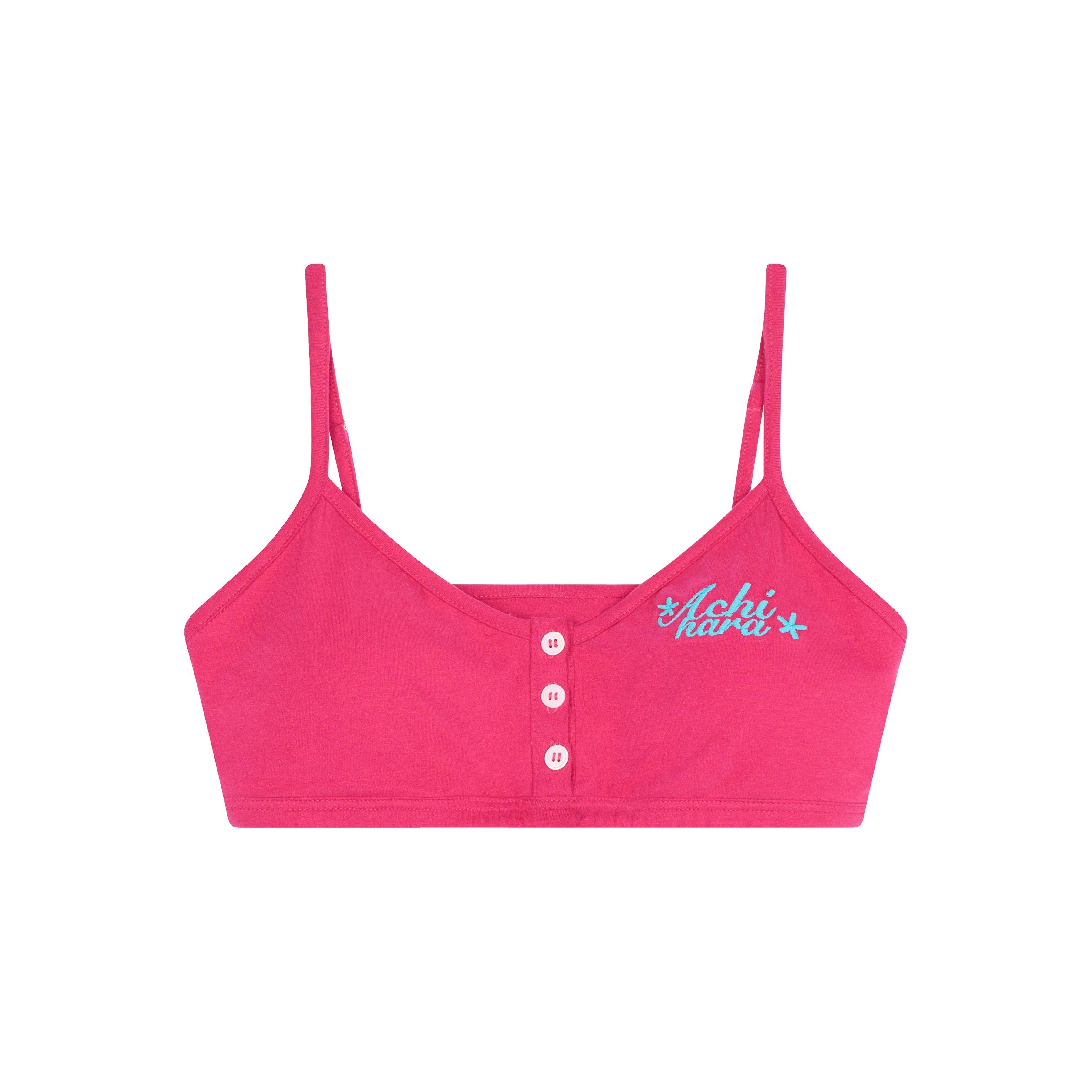 Achihara Brittany Candy Bralette V-Neck T-Shirt Long-Sleeve