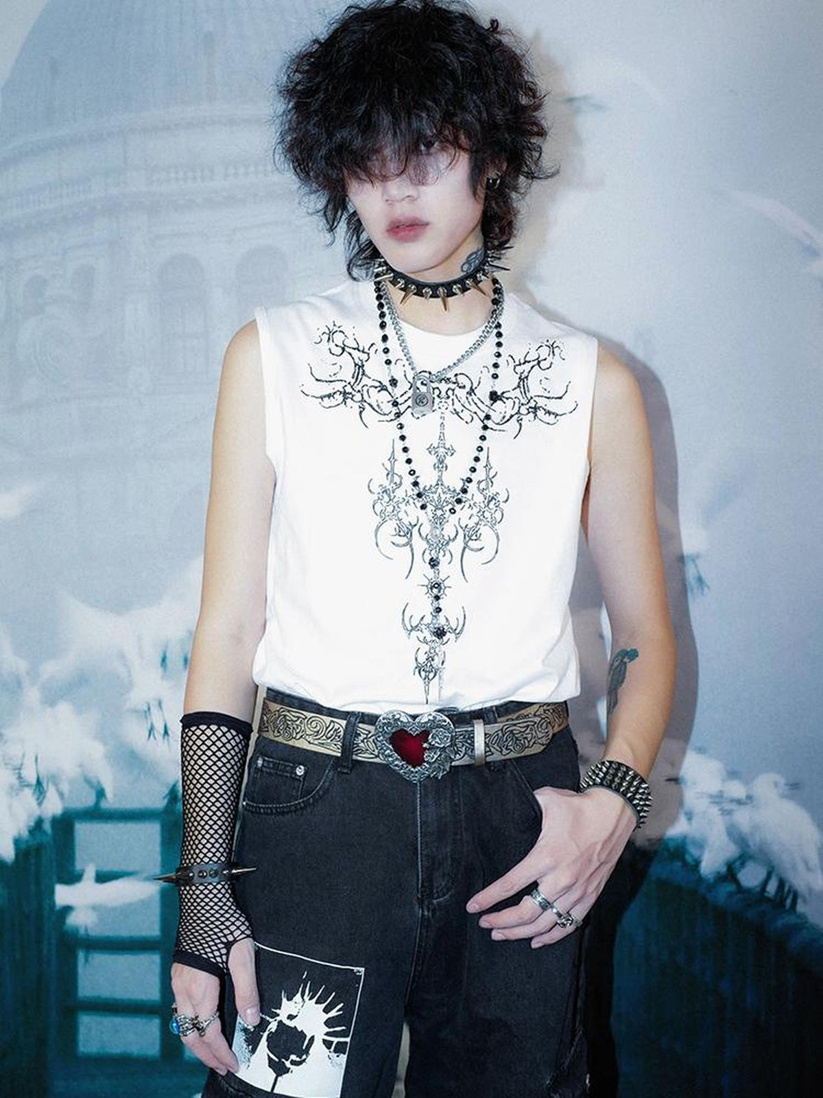 Rs by RebelSeed Subculture Punk Graffiti Heat Transfer Natural Color Women&