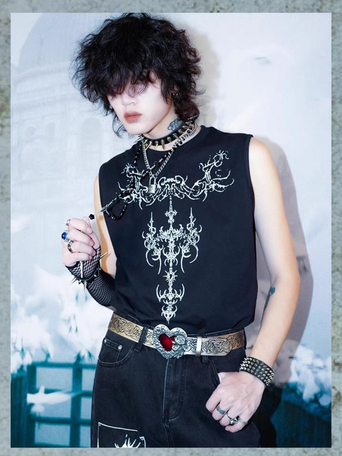 Rs by RebelSeed Subculture Punk Graffiti Heat Transfer Natural Color Women&