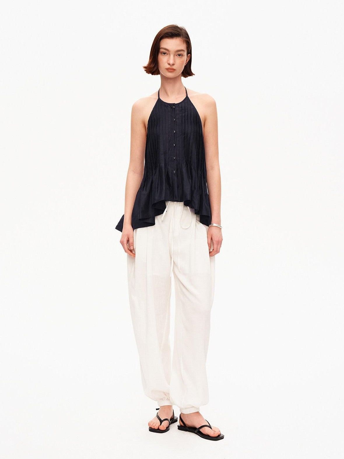 STRIKE A POSE Breathable Layered Pleated A Line Women&