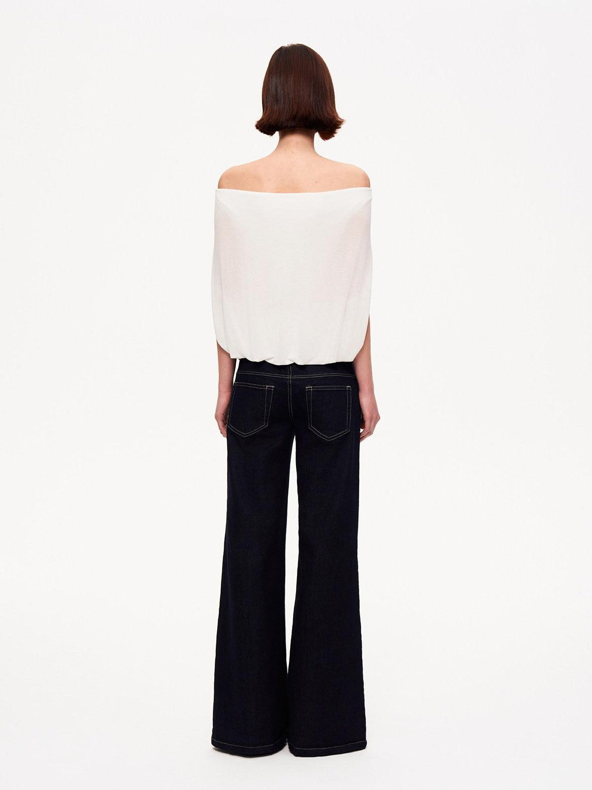 STRIKE A POSE Cropped Cutout Batwing Relaxed Women&
