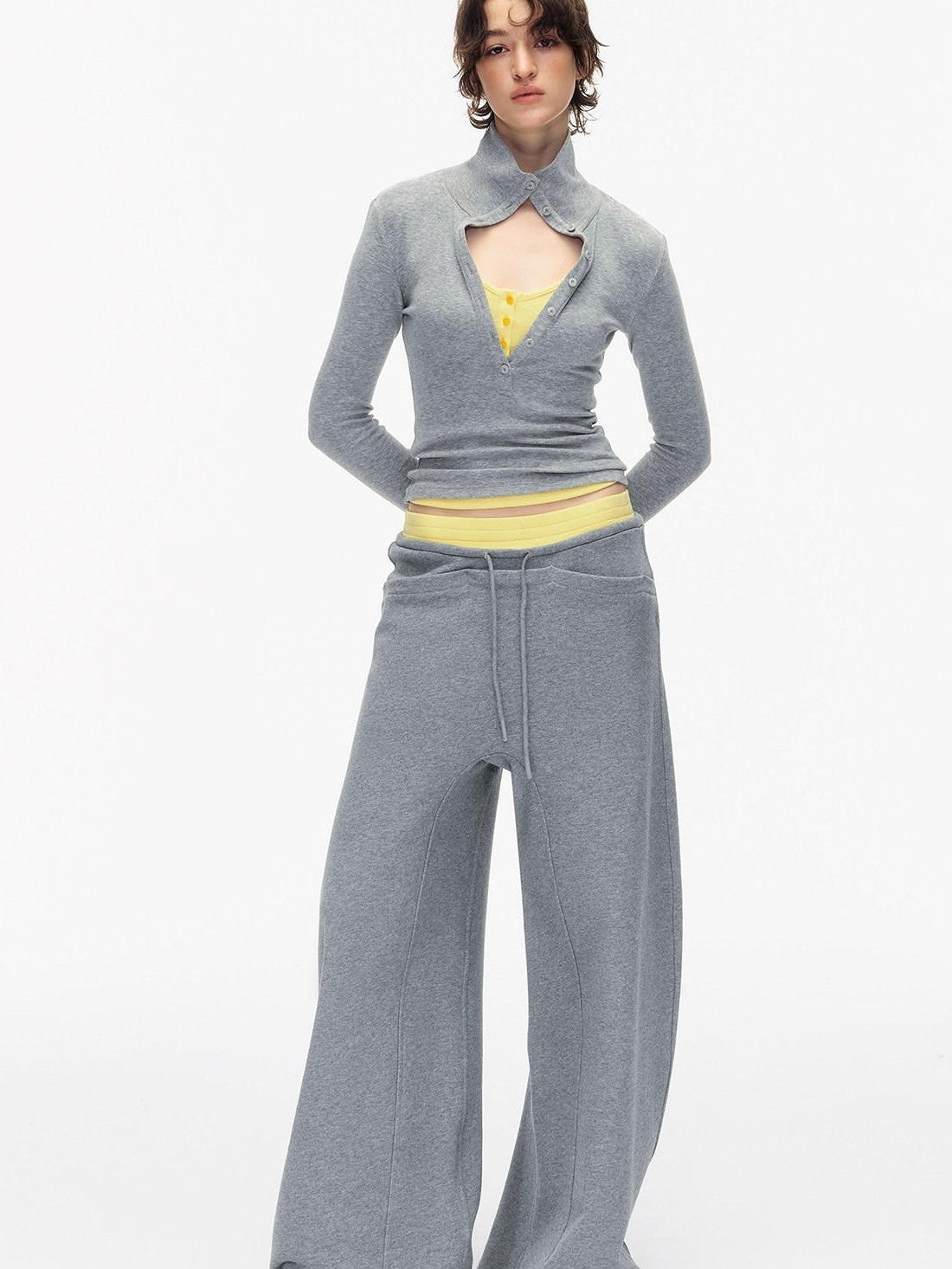 STRIKE A POSE Slim Stretch Polo Long Sleeve Women&