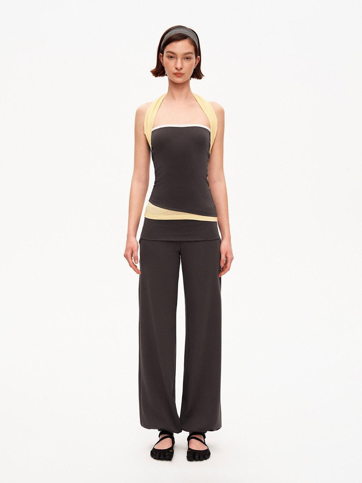 STRIKE A POSE Soft Touch Colorblock Bandeau Slim Straight Women&