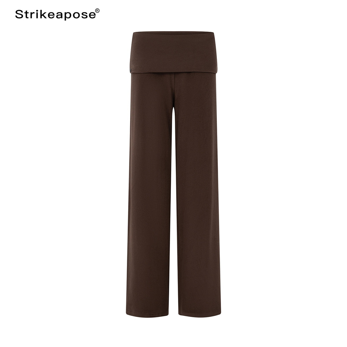 STRIKE_A_POSE_Solid_Knit_Low_Rise_Flared_Wool_Blend_Women&
