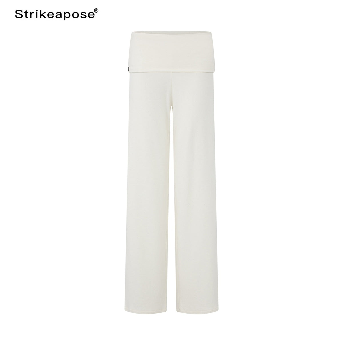 STRIKE_A_POSE_Solid_Knit_Low_Rise_Flared_Wool_Blend_Women&