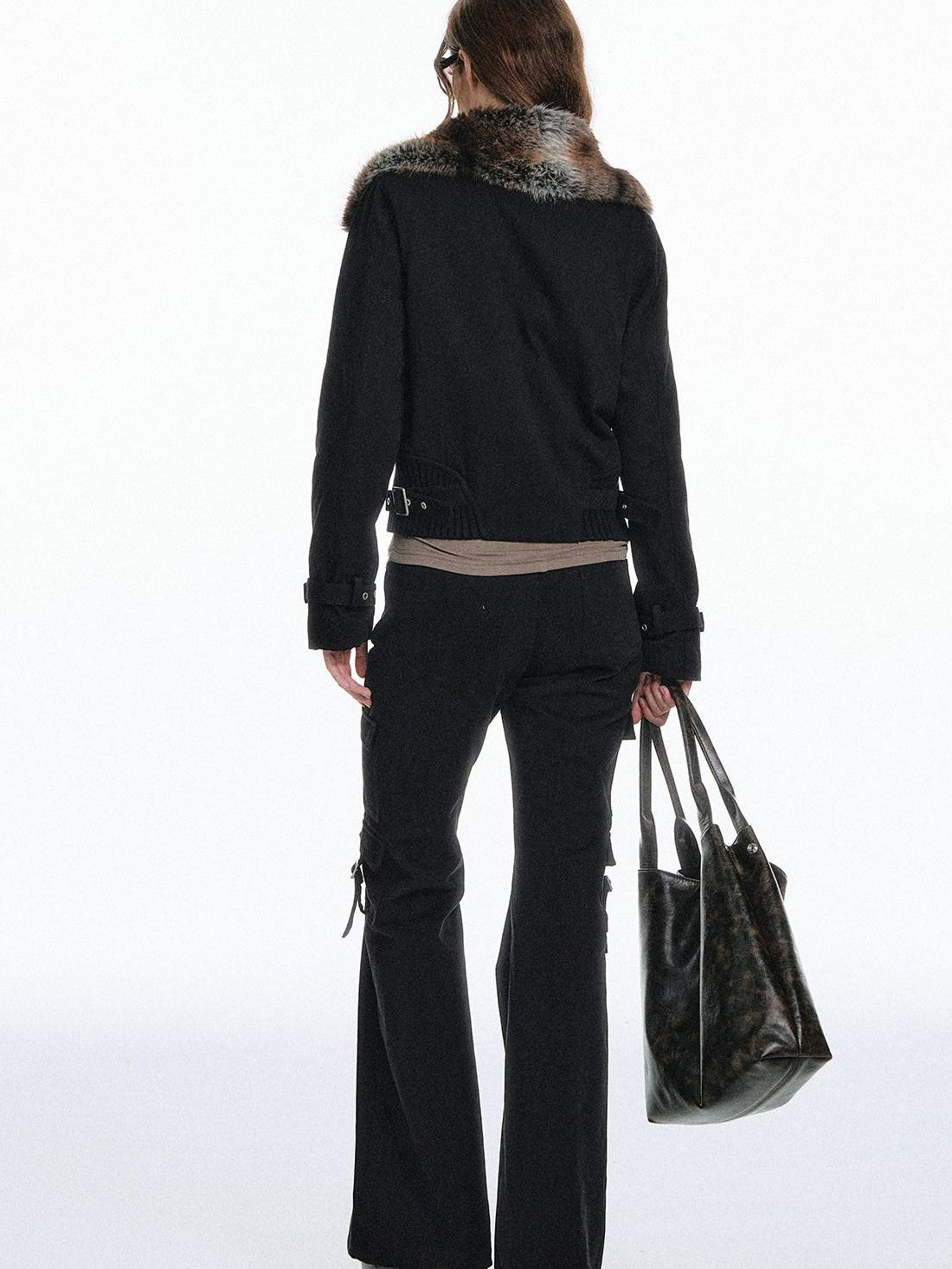 STRIKE A POSE Street Utility Microflare Multi Pocket Drawstring Women&