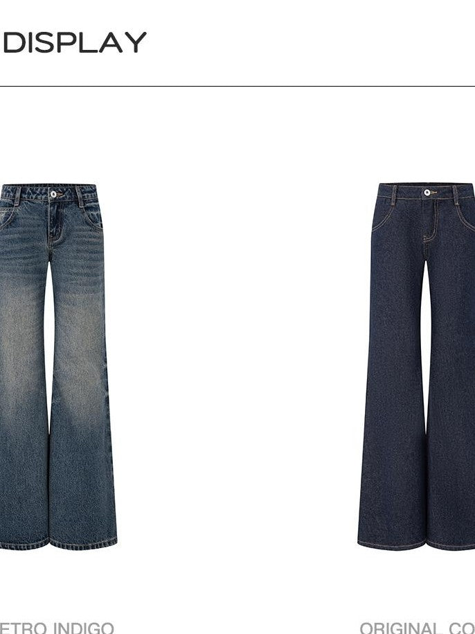 STRIKE A POSE Vintage Wash Distressed Modern Low Rise Cotton Women&