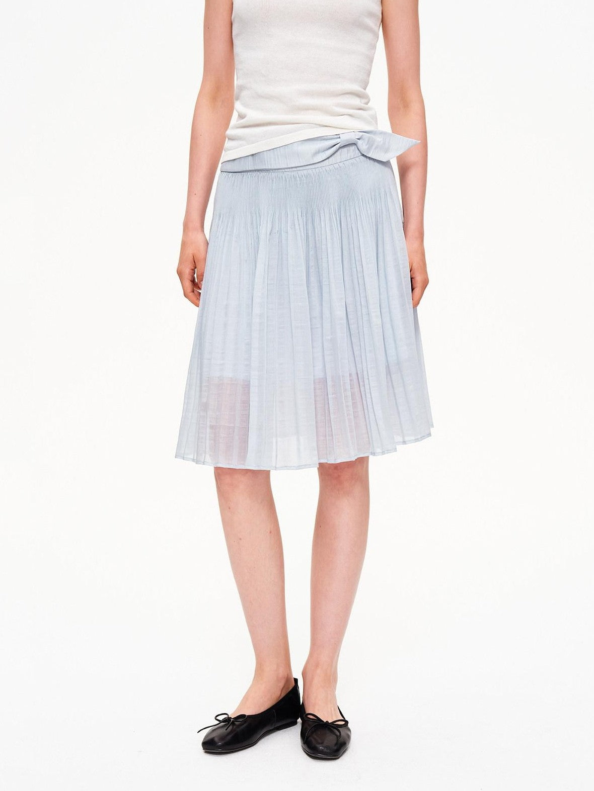STRIKE A POSE Voluminous Umbrella Pleated Bow High Waist Women&