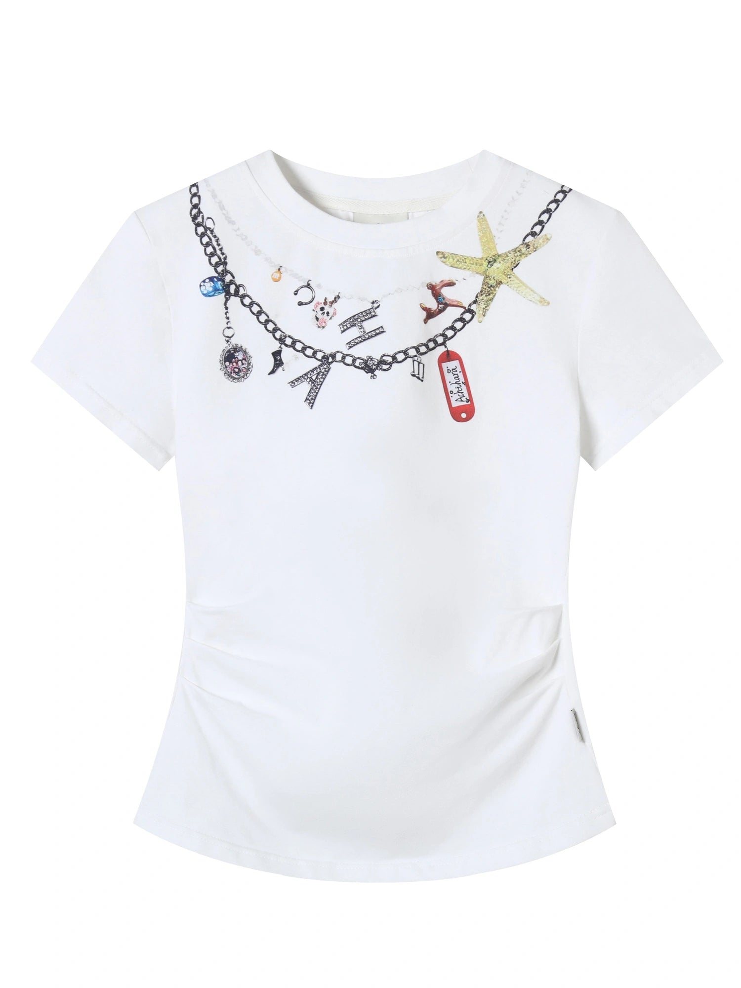 Alocasia Cotton Tee With Star Charm