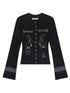Autumn Sequence Flared Sleeve Cardigan