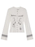 Autumn Sequence Flared Sleeve Cardigan