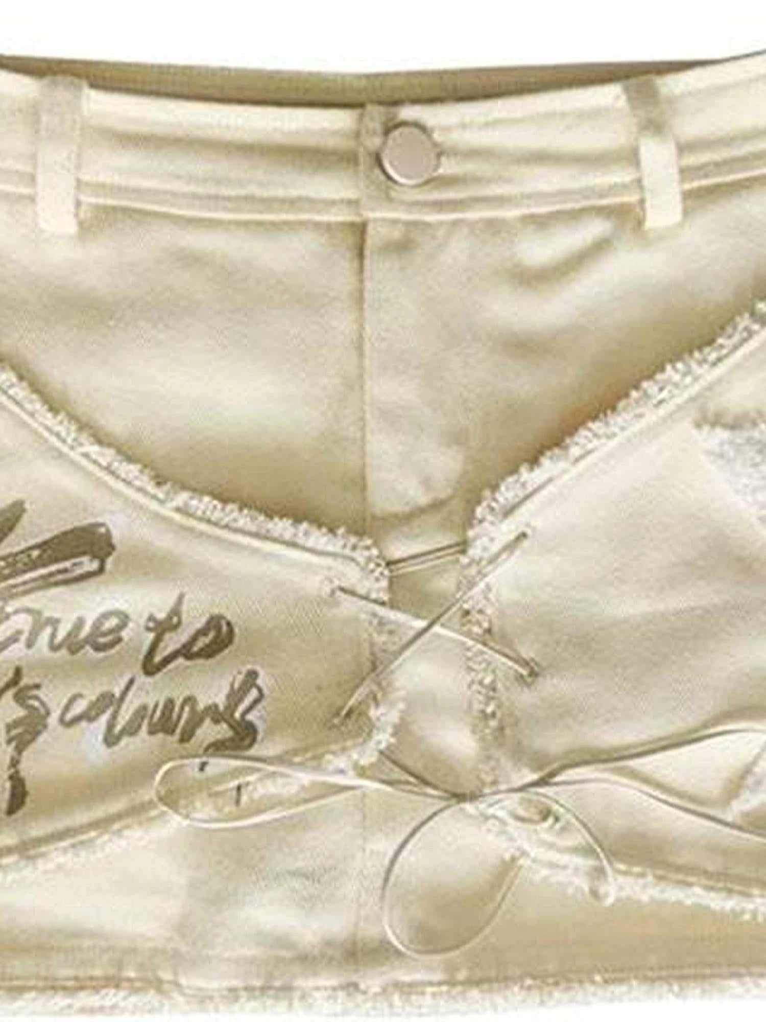 Sexy Beige Midi Culotte Skirt Wireless Design