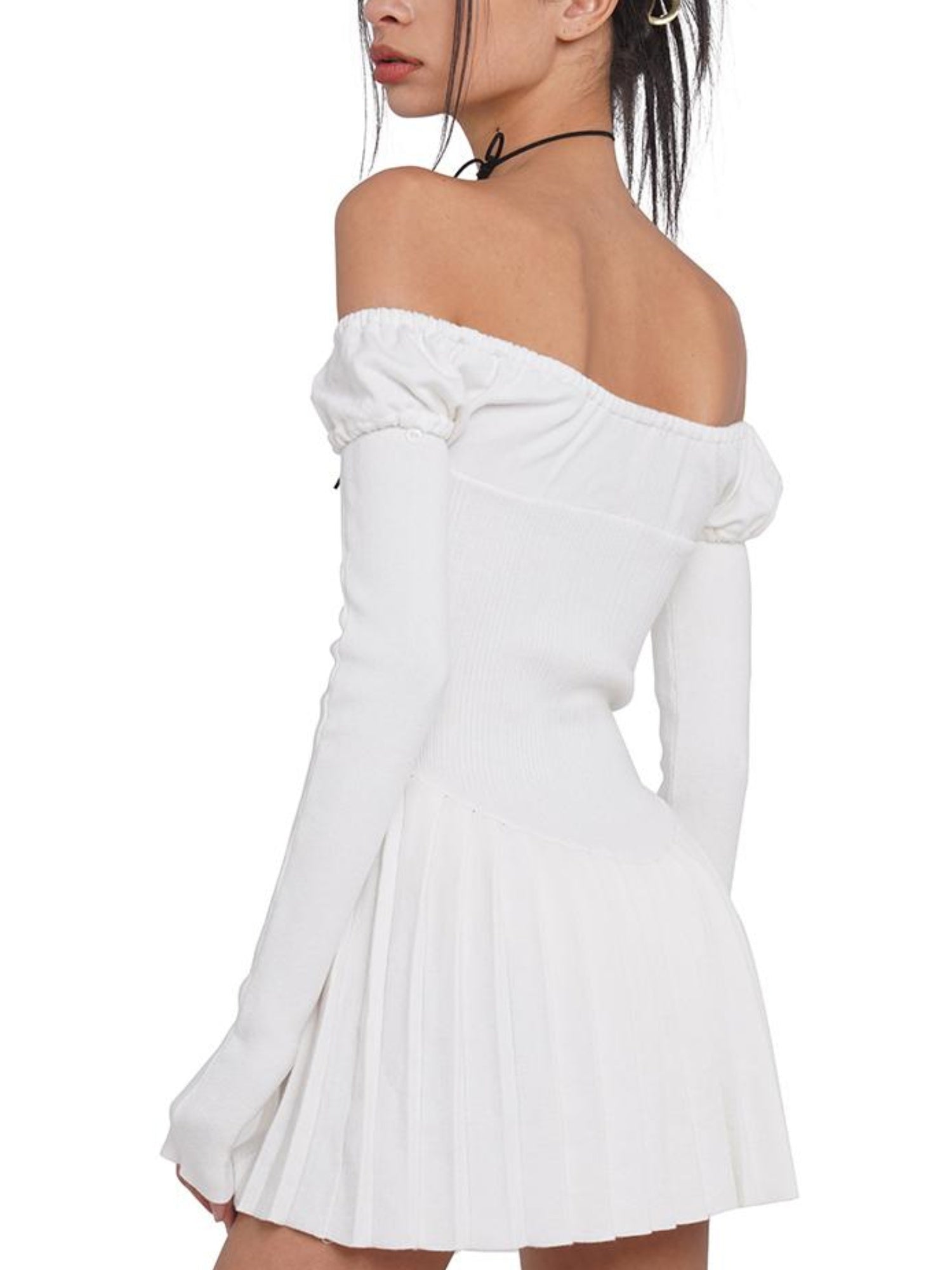 SweetChilling Sexy Spaghetti Strap Bodycon Mini Skater Dress
