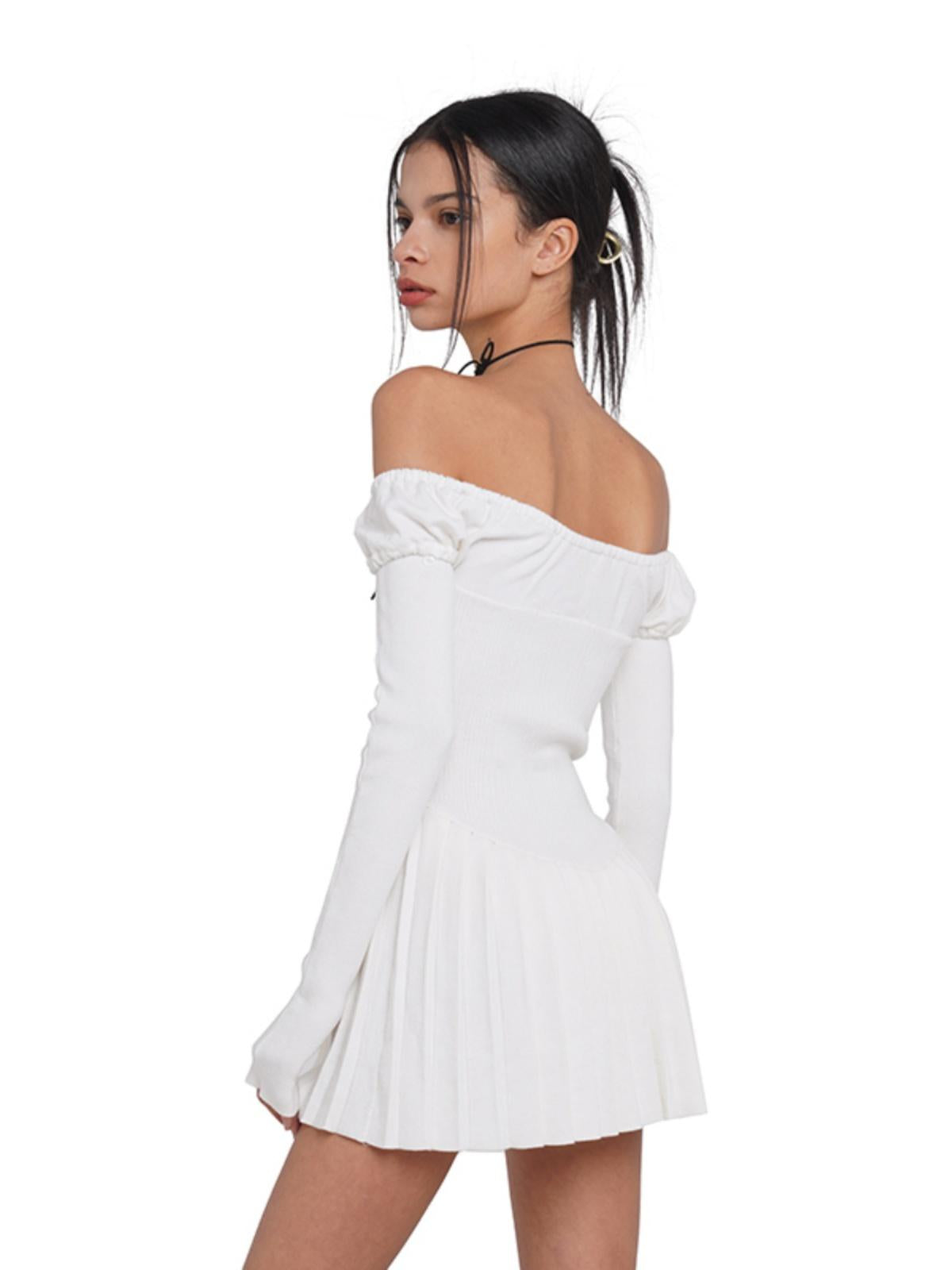 SweetChilling Sexy Spaghetti Strap Bodycon Mini Skater Dress