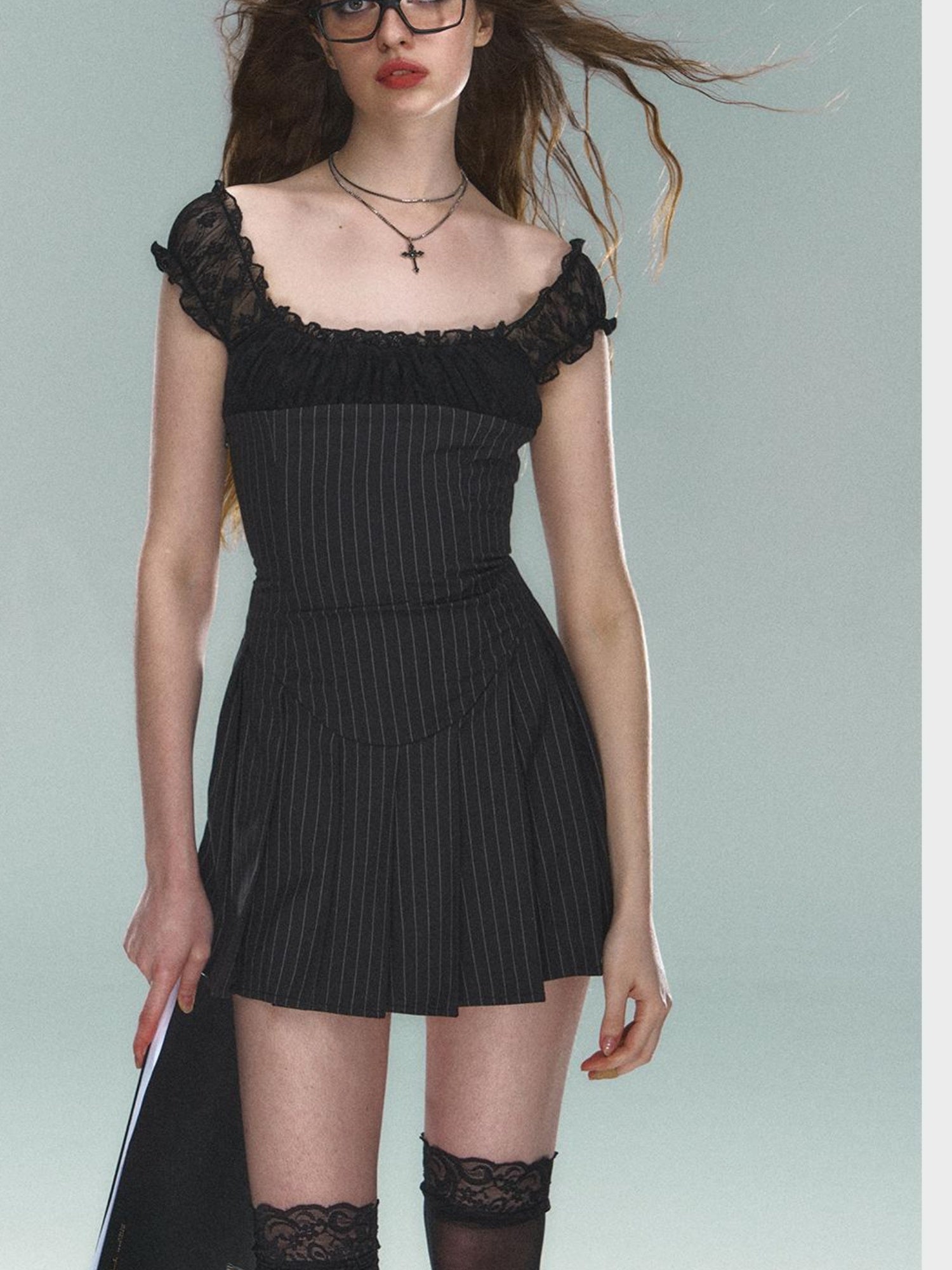 STRIKE A POSE Sexy Striped Short Sleeve Summer Dress For Women Dresses