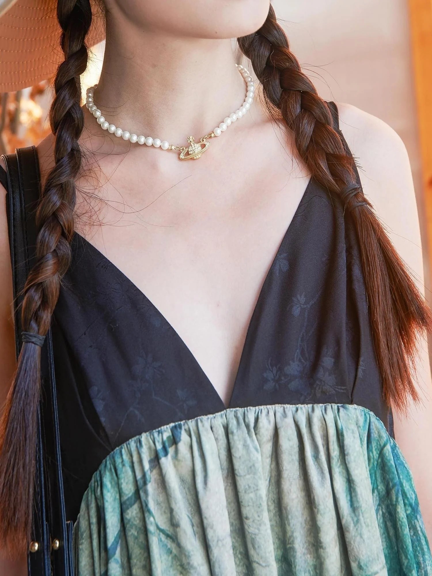 Shadow Blossom Ethnic Chic Vacation Dress