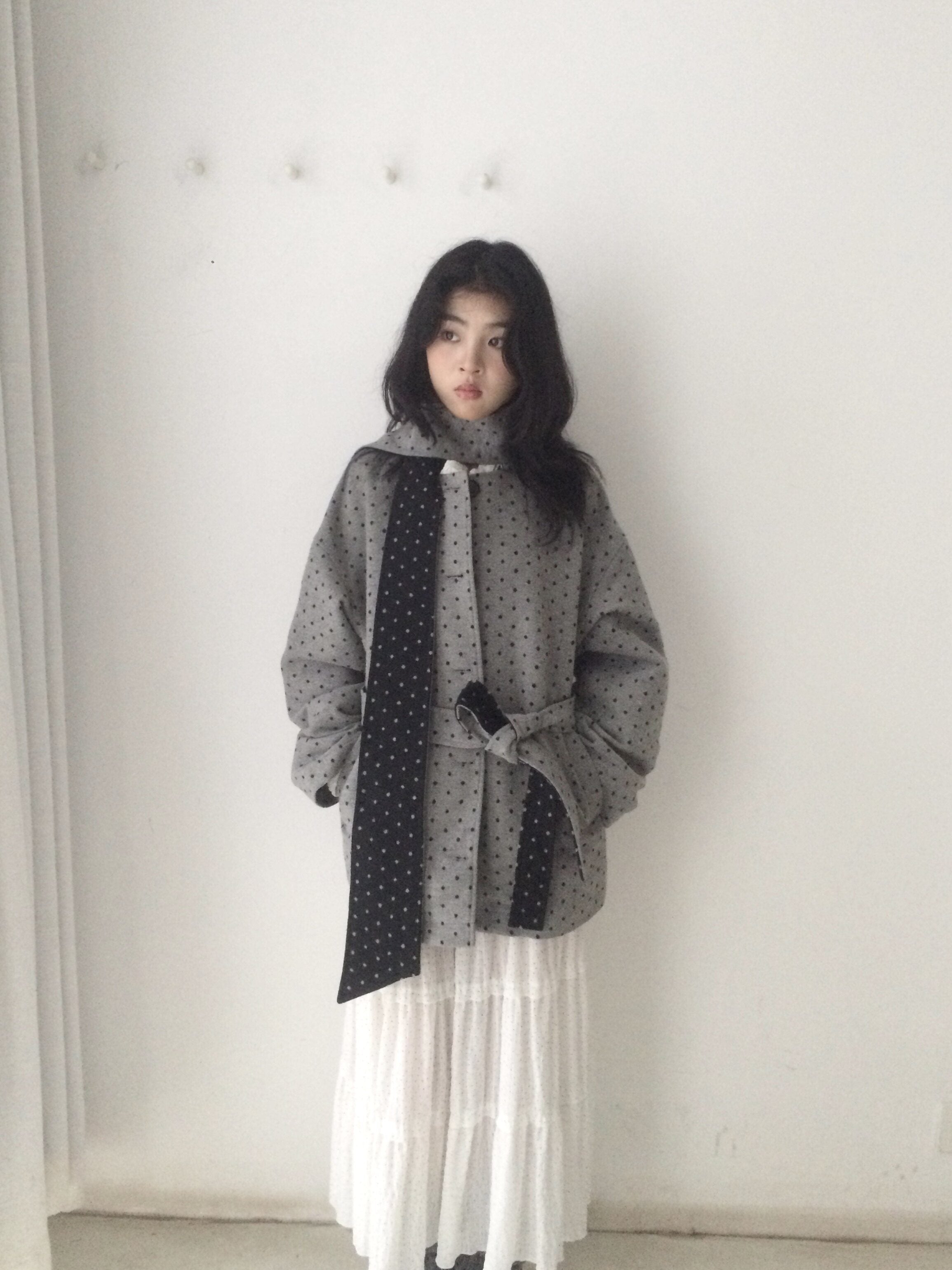SicAstra_Black_Grey_Polka_Dot_Scarf_Belted_Wide_Fit_Women&
