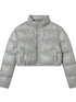 Winter Pixel Glow Short Padded Jacket