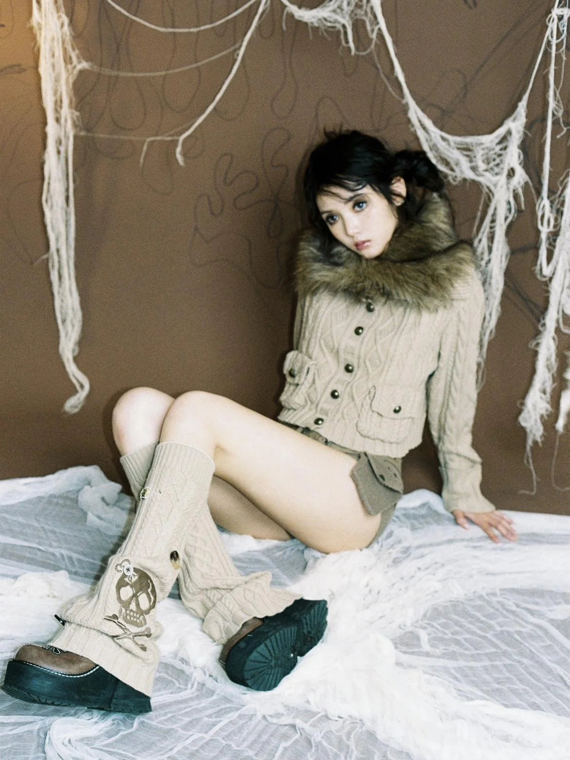 Skull Bootcut Leg Warmers