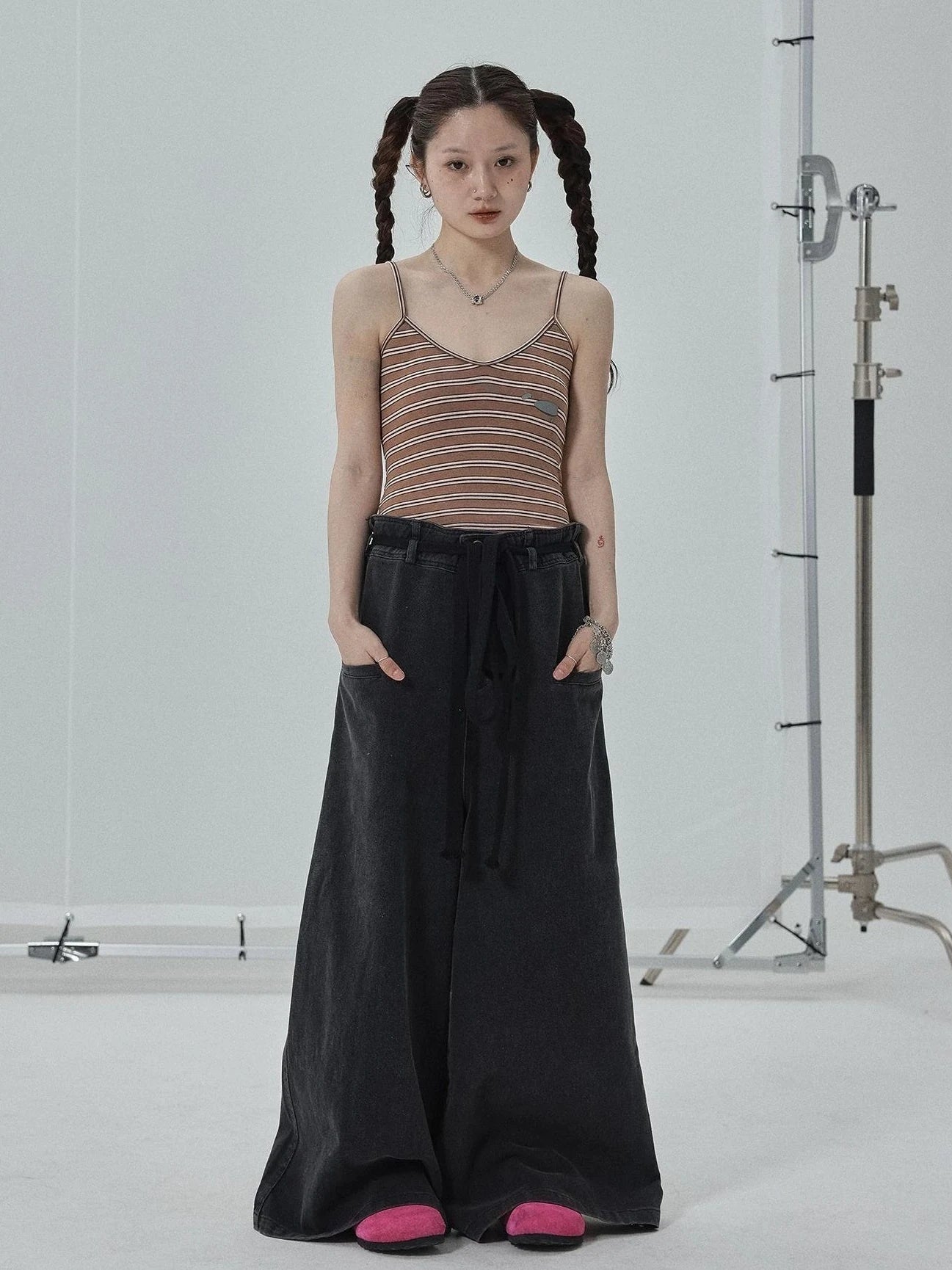 Sleeveless Striped Cotton Tank Top For Women Summer Fall Layering Essential