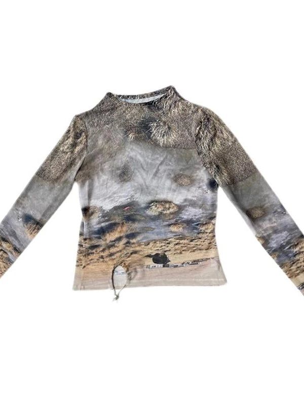 Slim Fit Long Sleeve T-Shirt Women Fashion Basic Tee