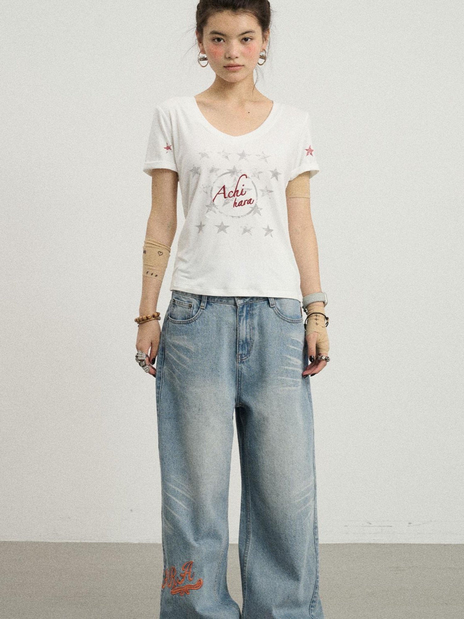 Achihara Slim Fit Short Sleeve T-Shirt For
