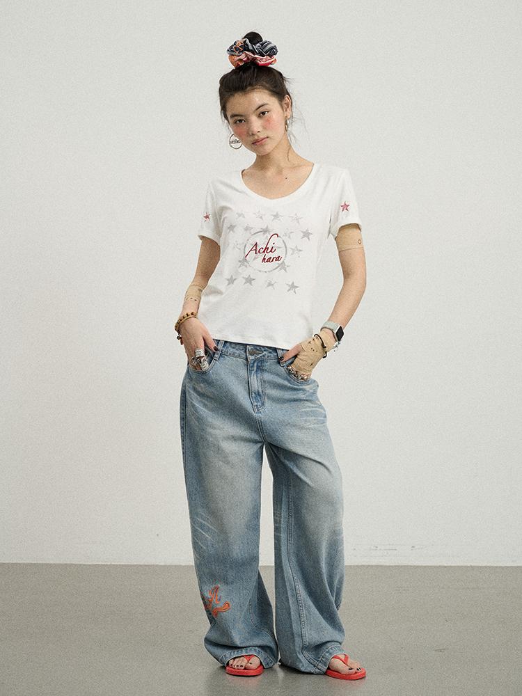 Achihara Slim Fit Short Sleeve T-Shirt For