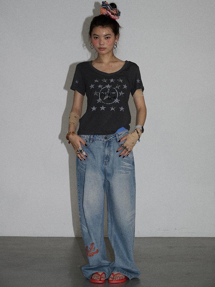 Achihara Slim Fit Short Sleeve T-Shirt For