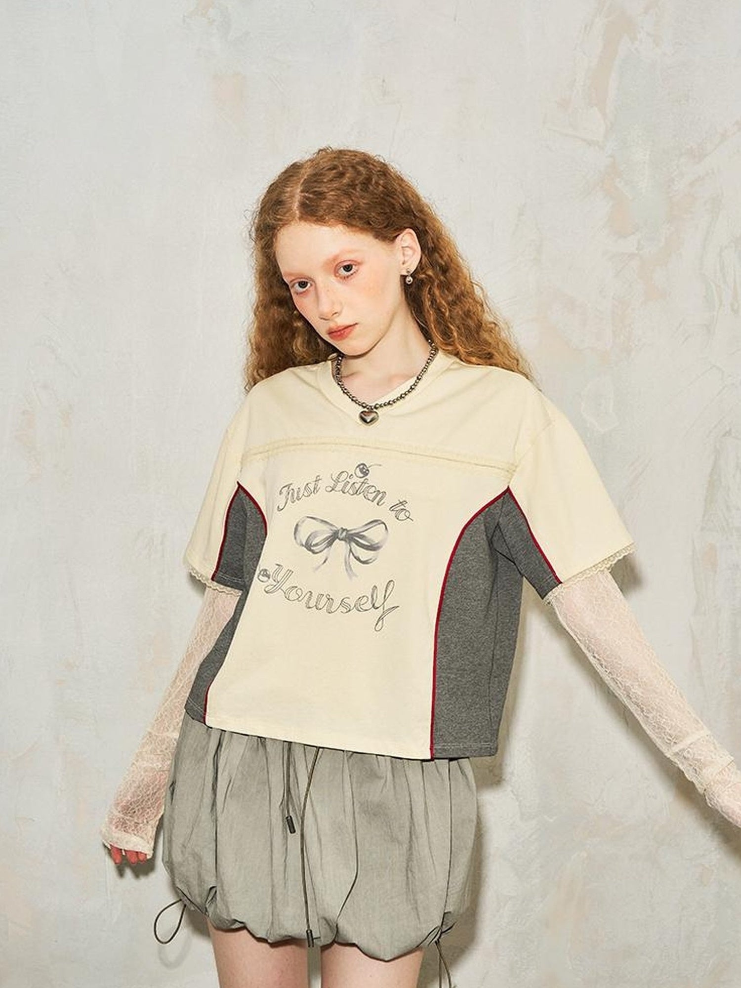 DIDDI MODA Sporty Bloom Short Skirt With Drawstring