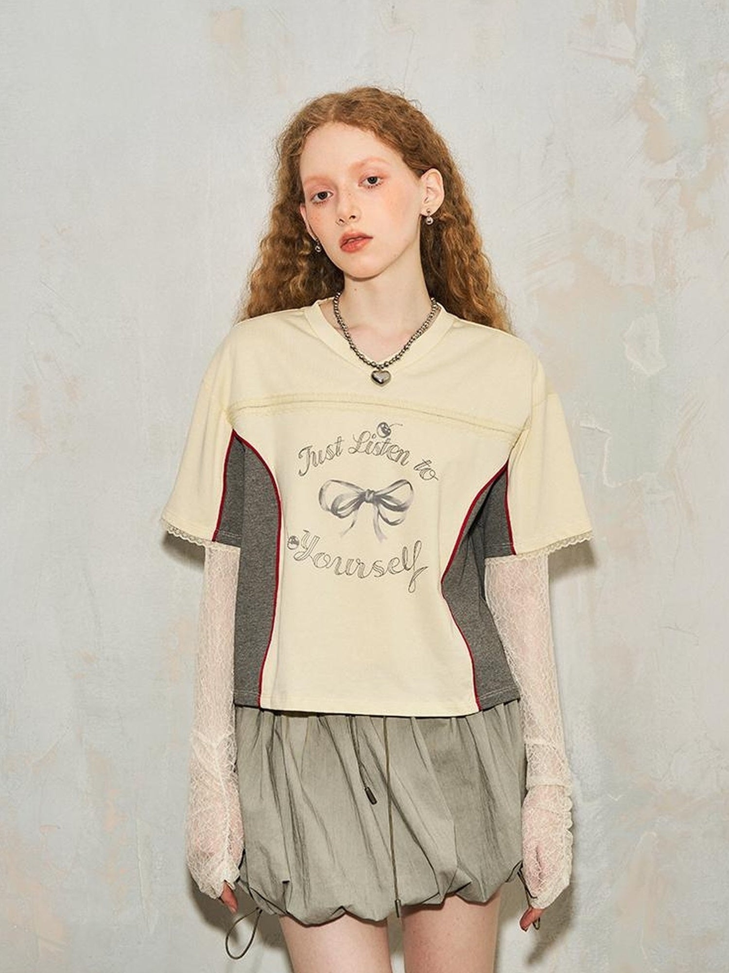 DIDDI MODA Sporty Bloom Short Skirt With Drawstring