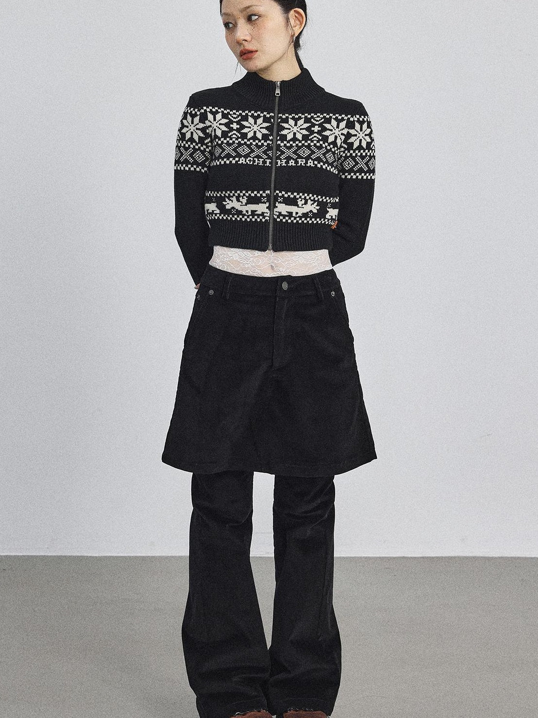 Achihara Spring Knit Cardigan Top For Women New Year Outfits