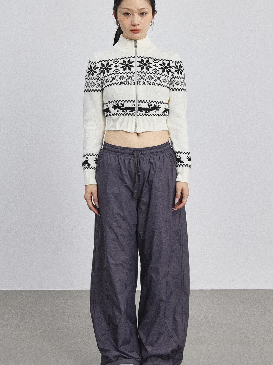 Achihara Spring Knit Cardigan Top For Women New Year Outfits