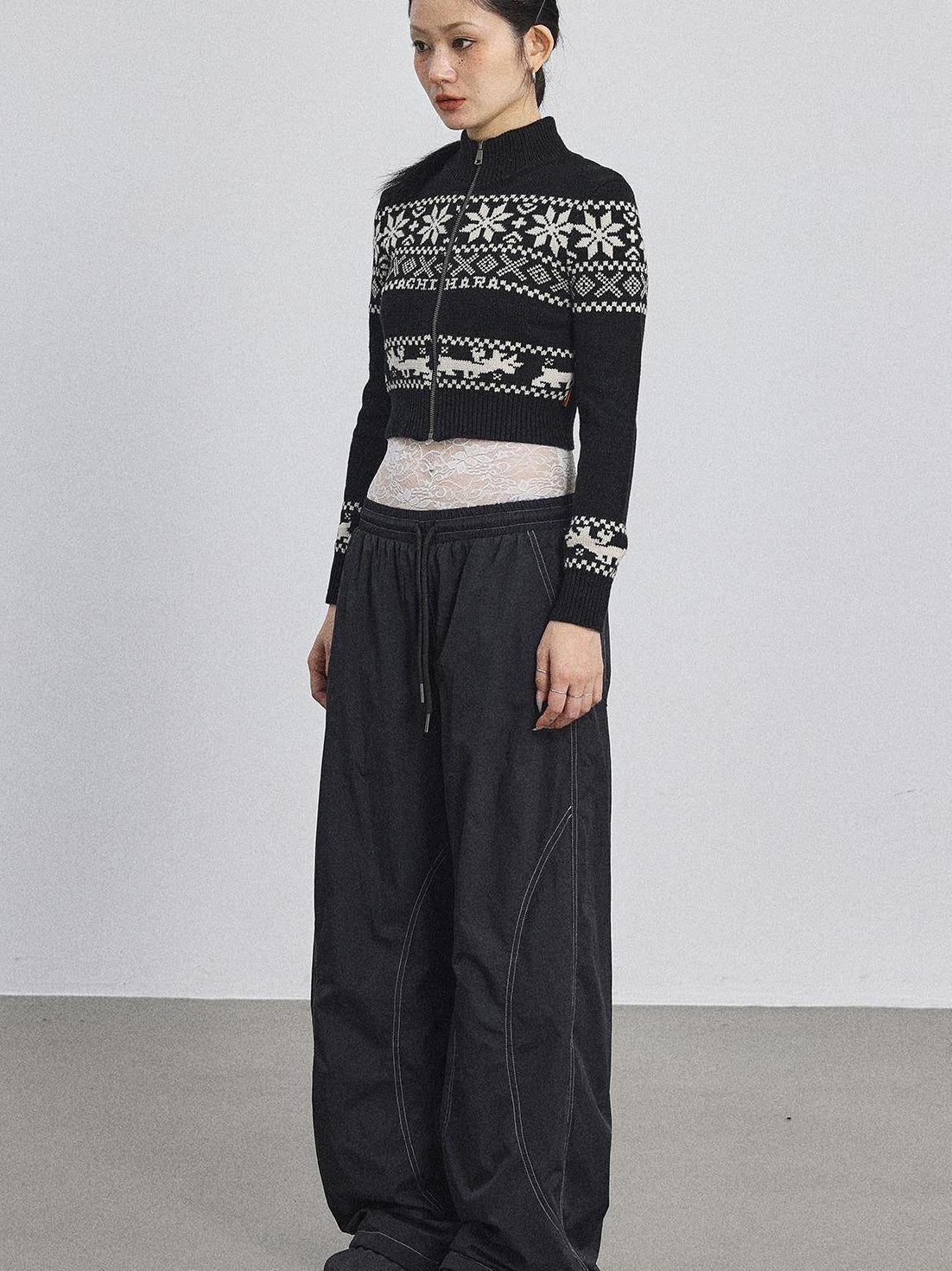 Achihara Spring Knit Cardigan Top For Women New Year Outfits