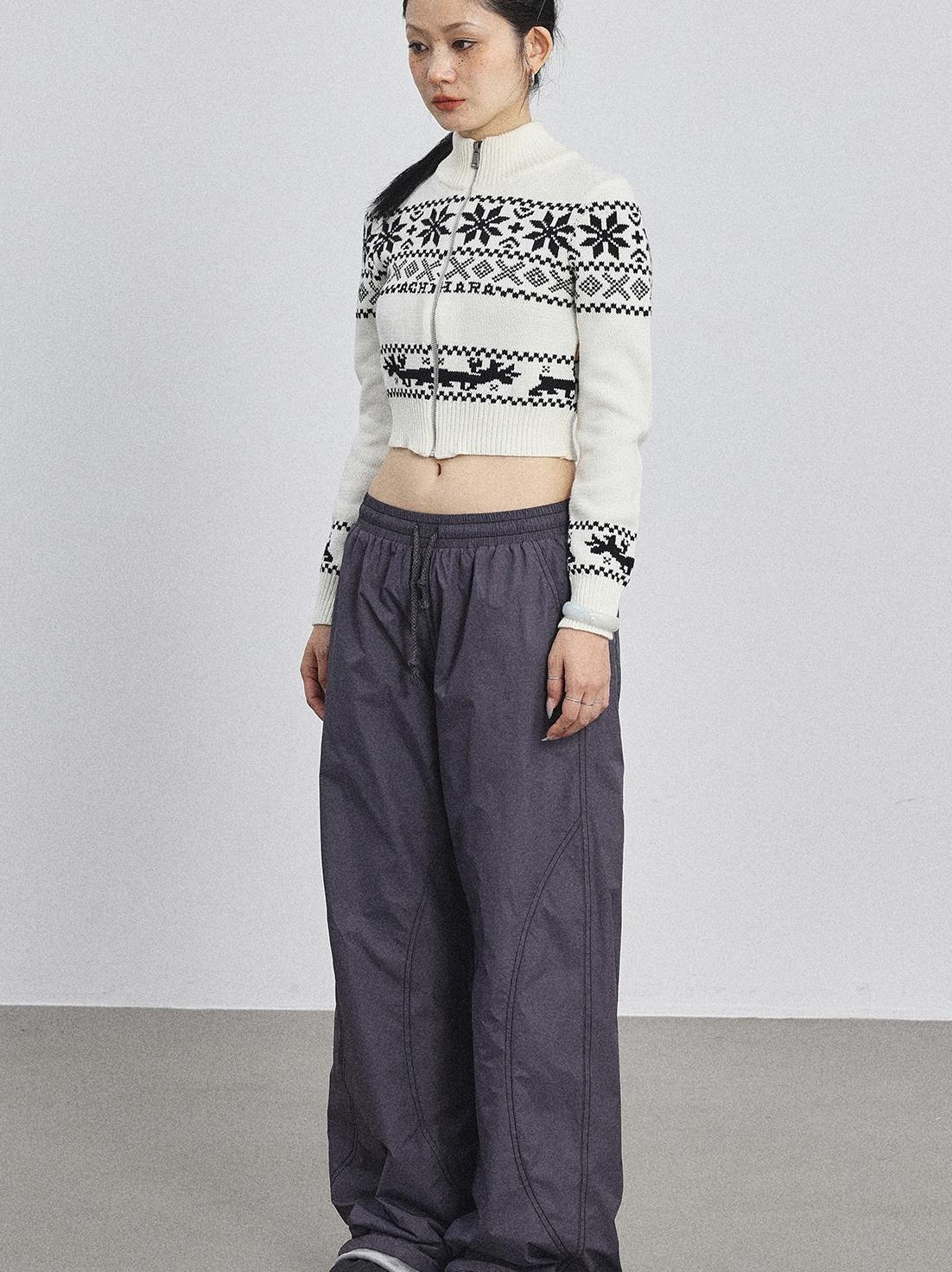Achihara Spring Knit Cardigan Top For Women New Year Outfits