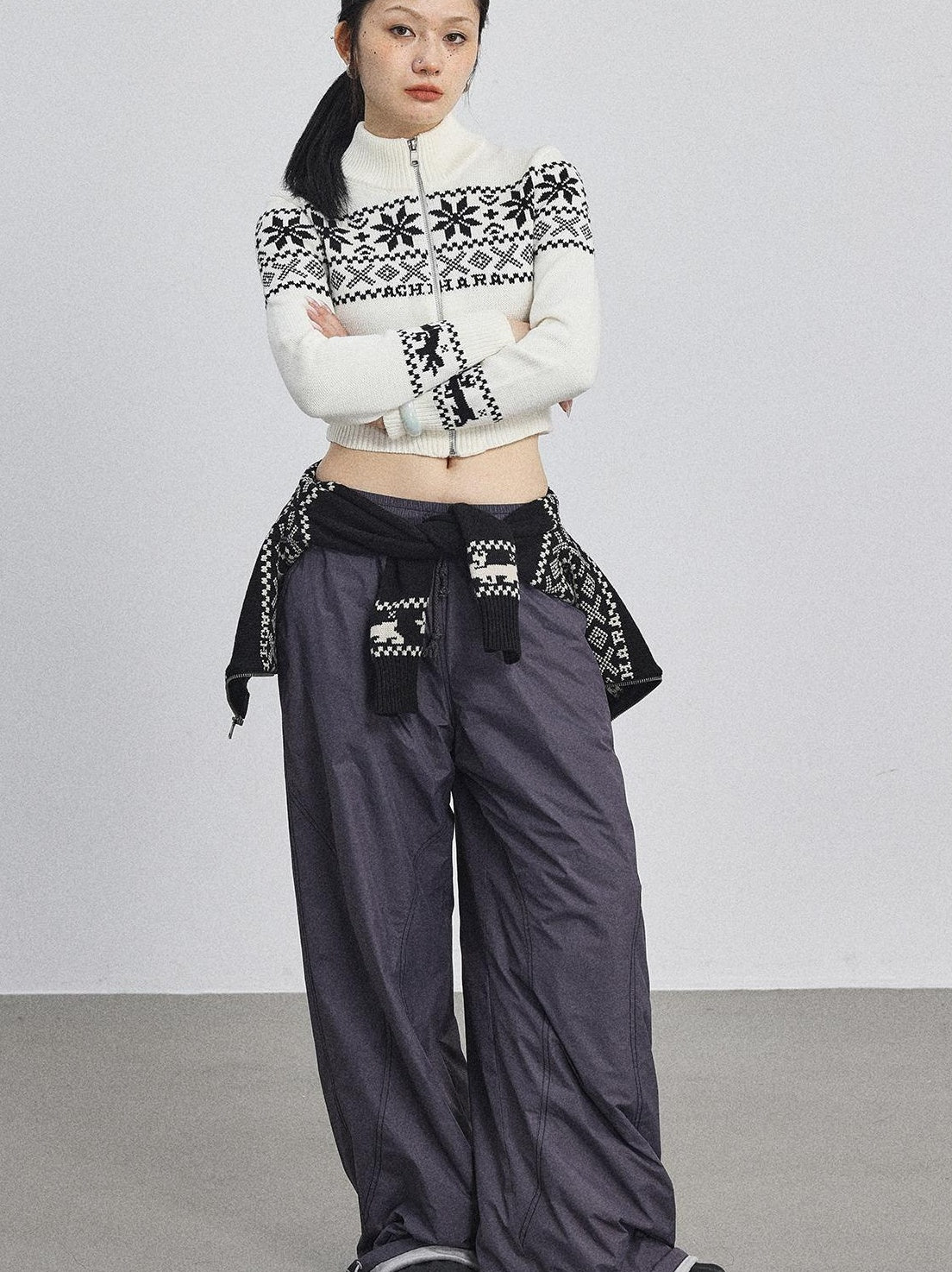 Achihara Spring Knit Cardigan Top For Women New Year Outfits