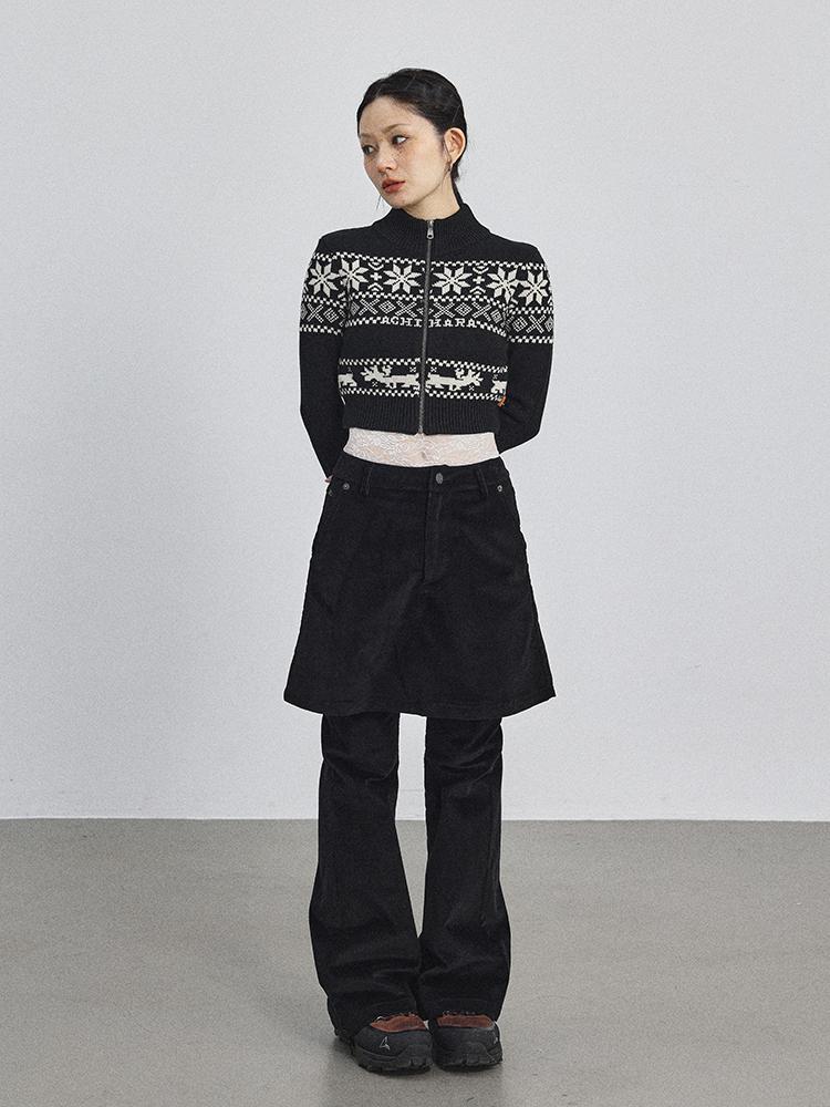 Achihara Spring Knit Cardigan Top For Women New Year Outfits