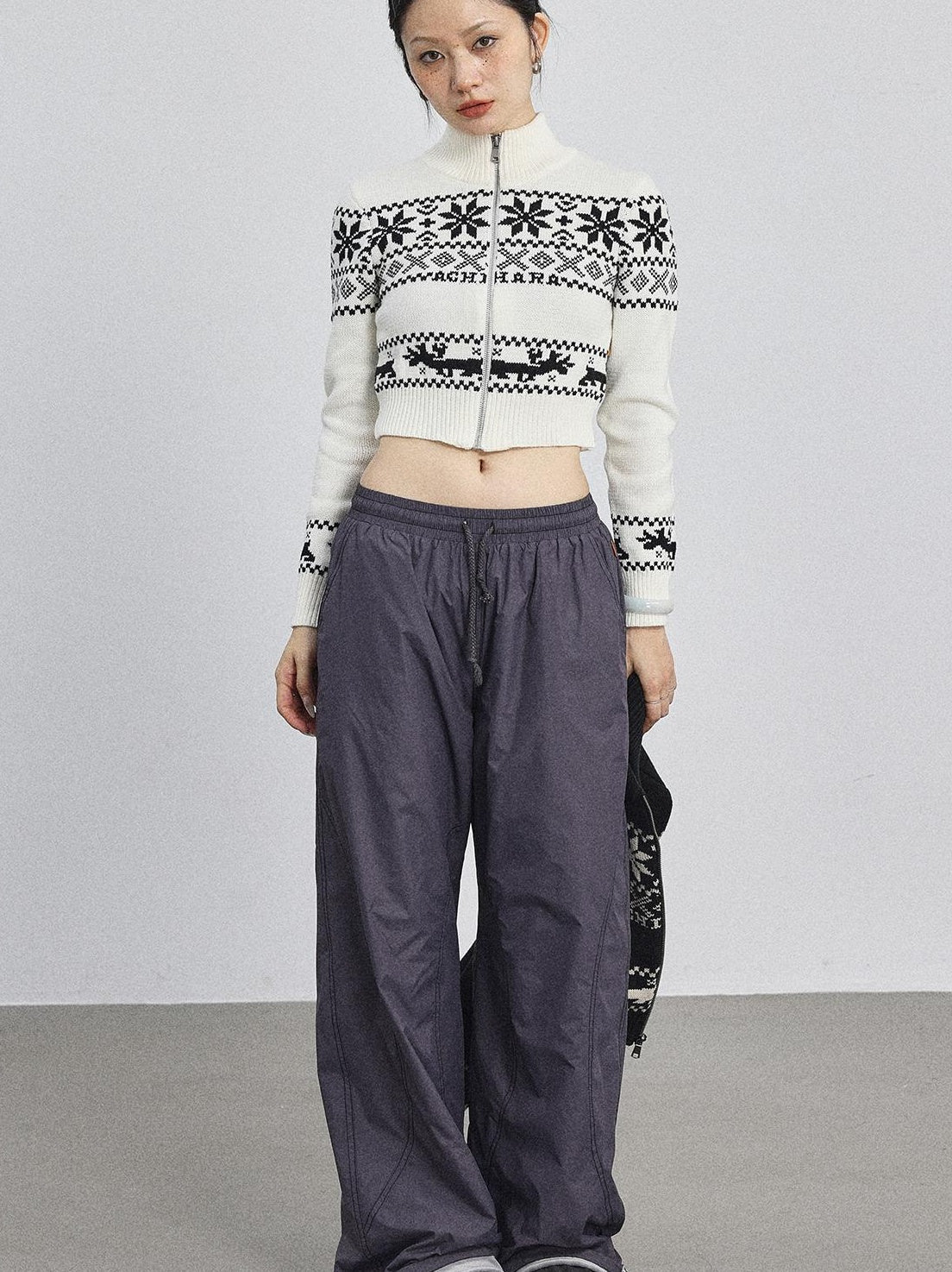 Achihara Spring Knit Cardigan Top For Women New Year Outfits
