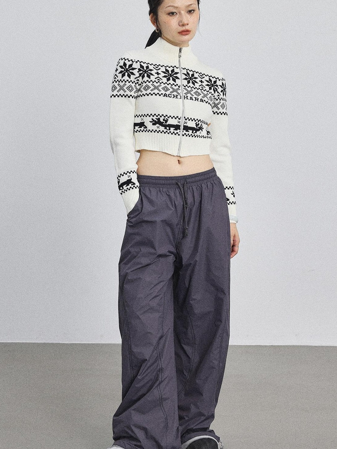 Achihara Spring Knit Cardigan Top For Women New Year Outfits