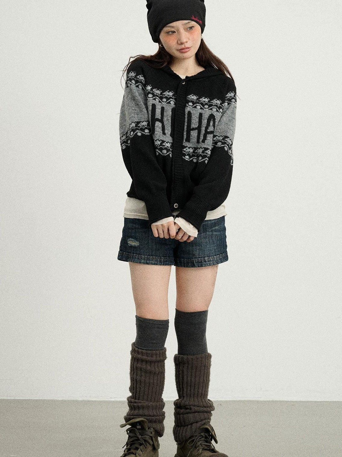 Achihara Spring Knit Cardigan Top For Women Outerwear