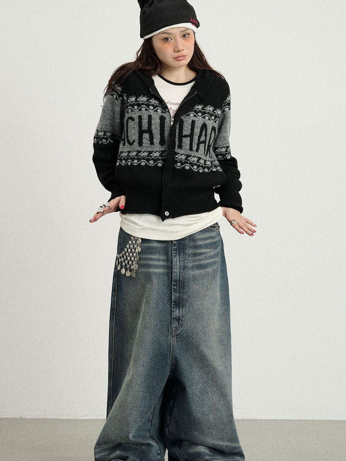 Achihara Spring Knit Cardigan Top For Women Outerwear