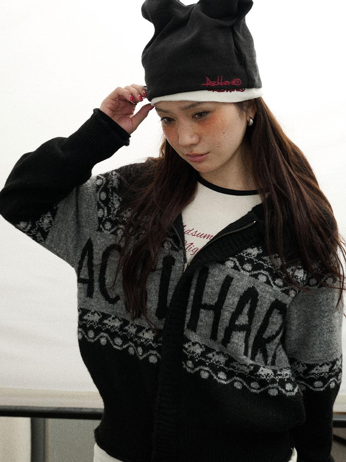 Achihara Spring Knit Cardigan Top For Women Outerwear