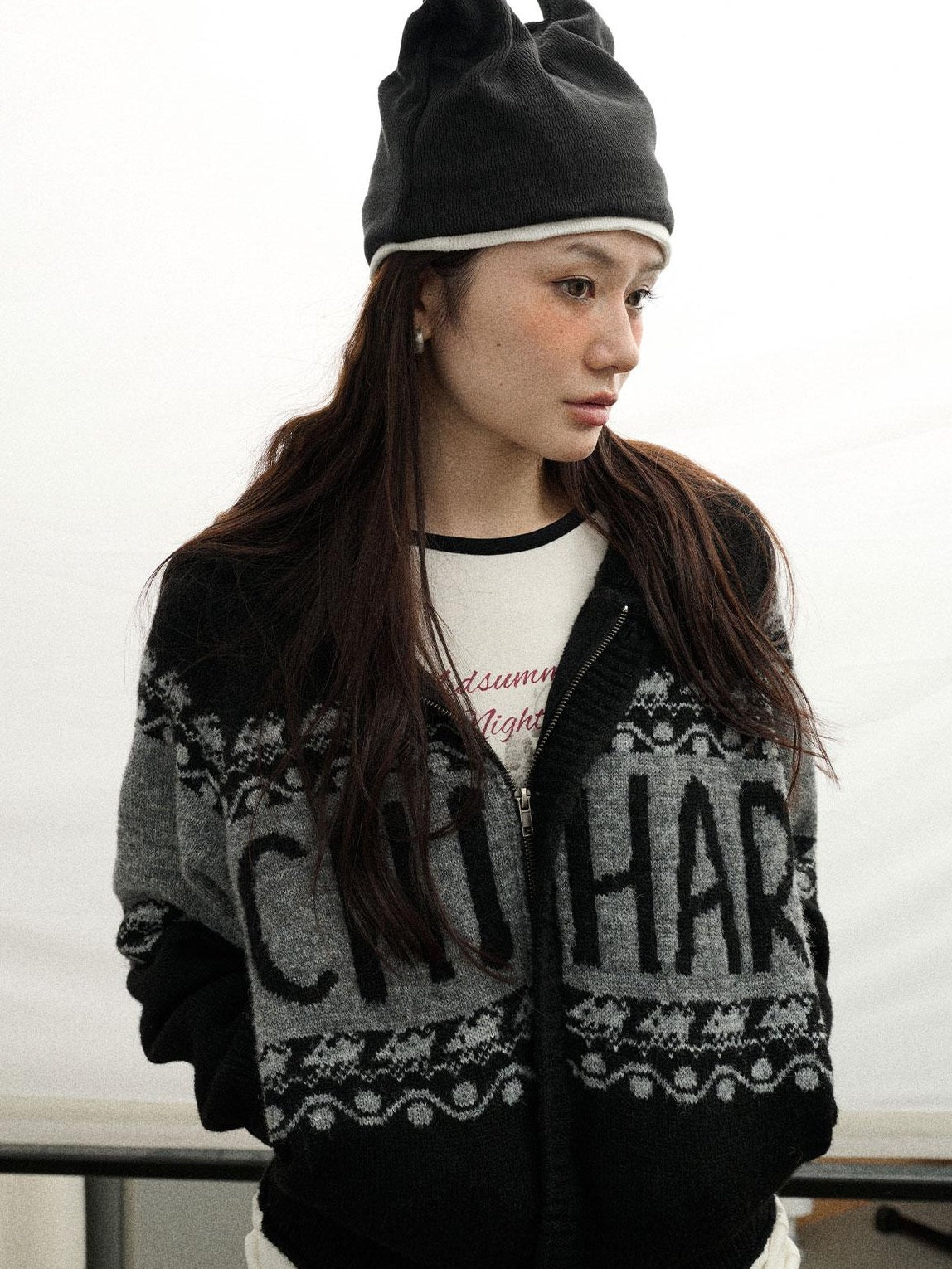 Achihara Spring Knit Cardigan Top For Women Outerwear