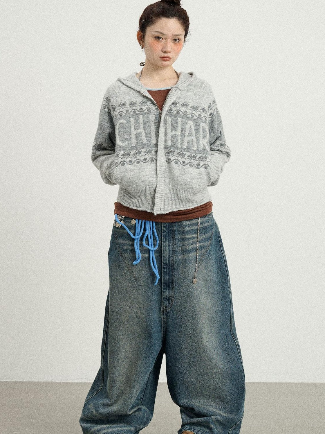 Achihara Spring Knit Cardigan Top For Women Outerwear
