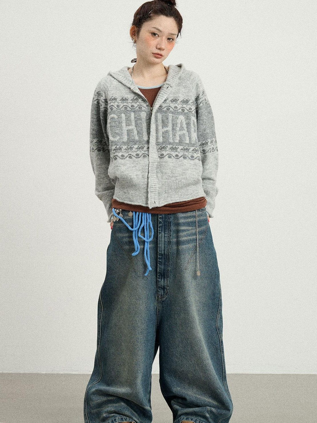 Achihara Spring Knit Cardigan Top For Women Outerwear